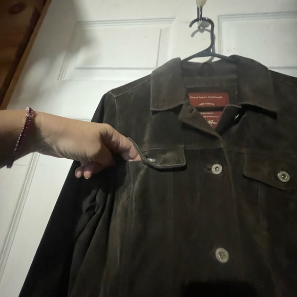 Eddie Bauer washable suede jacket - Picture 6 of 6
